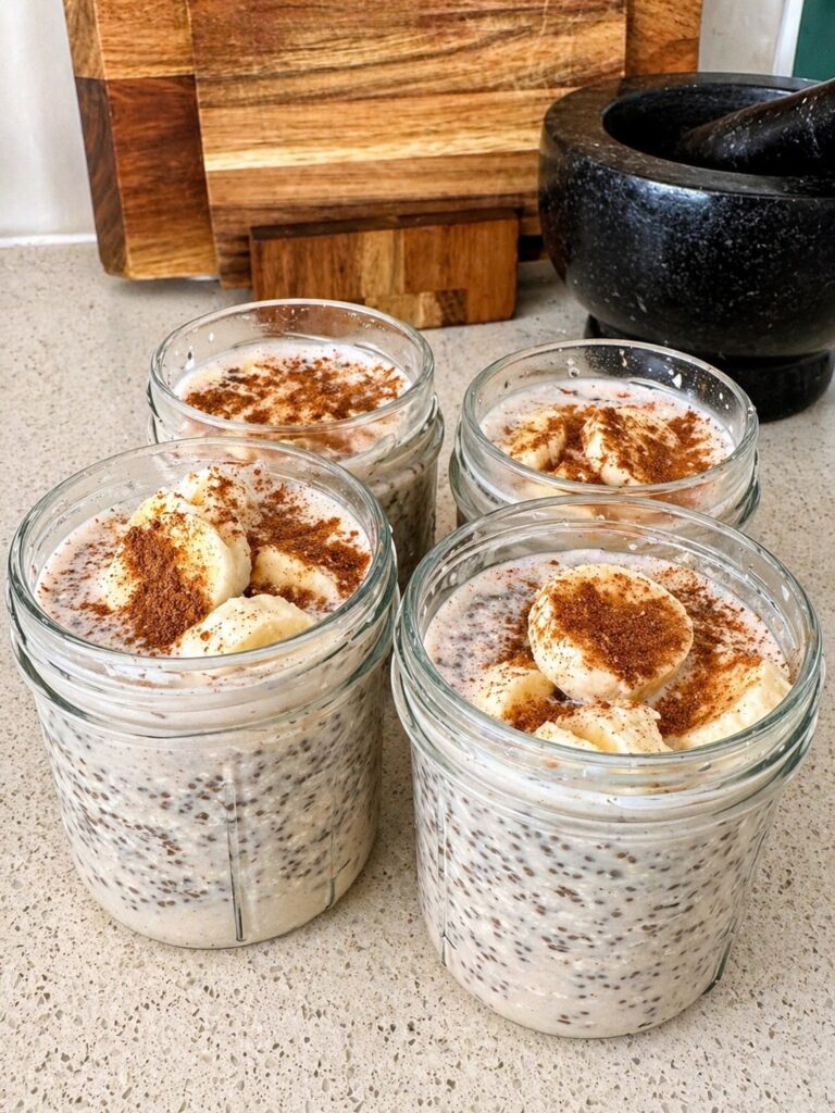 Banana Cinnamon Overnight Oats