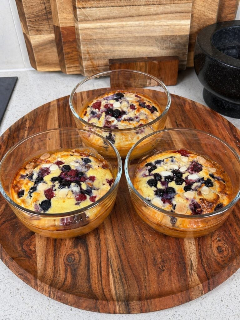 Berry & White Chocolate Pancake Bowl