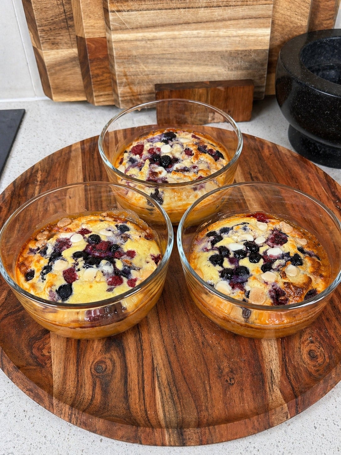 Berry & White Chocolate Pancake Bowl