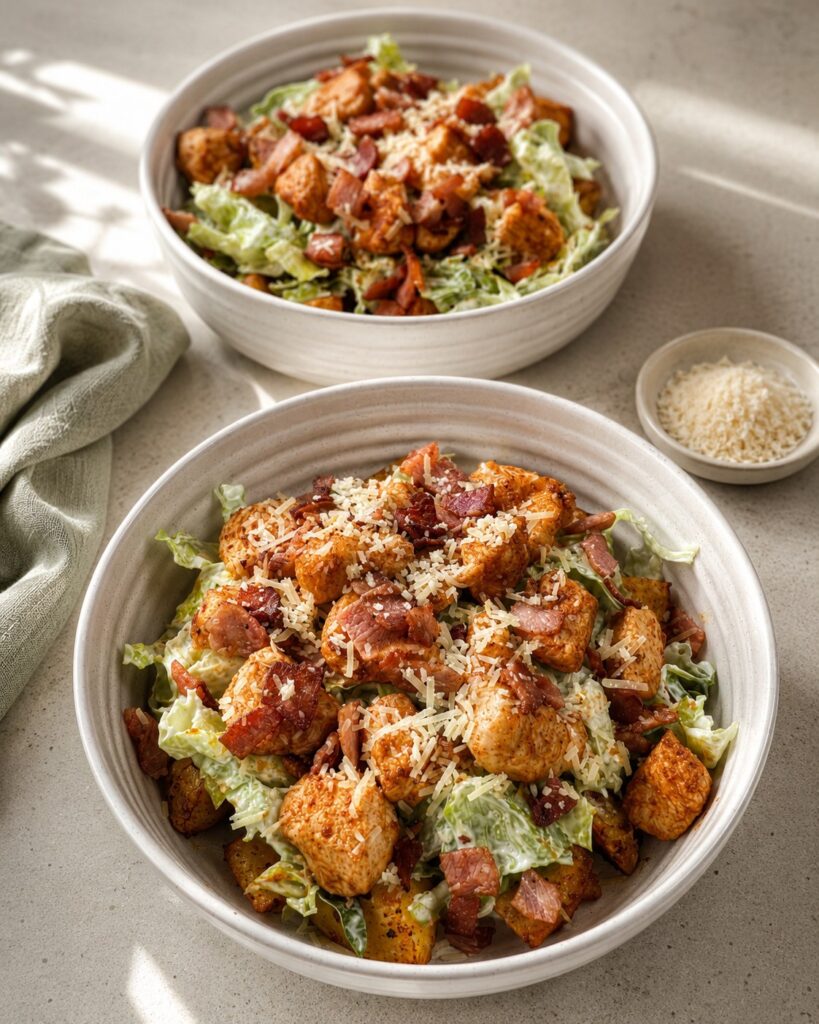 Caesar Loaded Potatoes