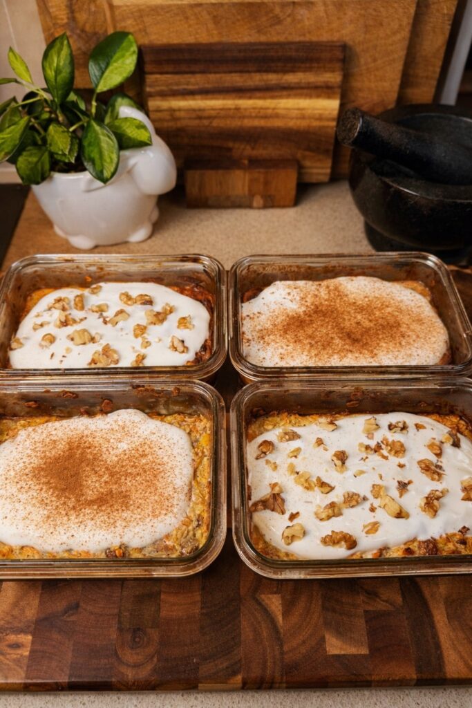 Carrot Cake Baked Oats