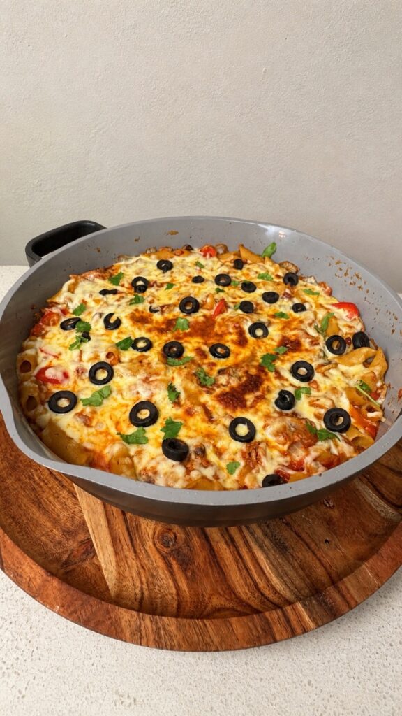 Cheesy Tuna Pasta Bake