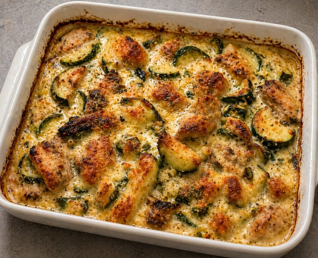 Chicken & Zucchini Bake