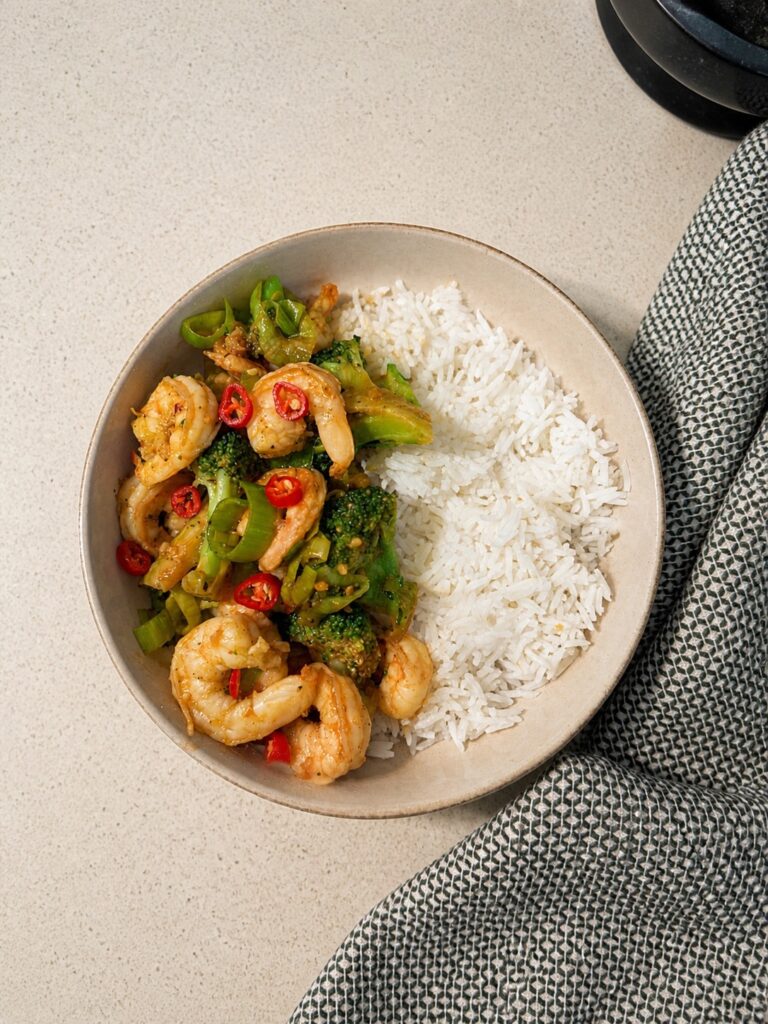Chilli Garlic Prawn Bowl