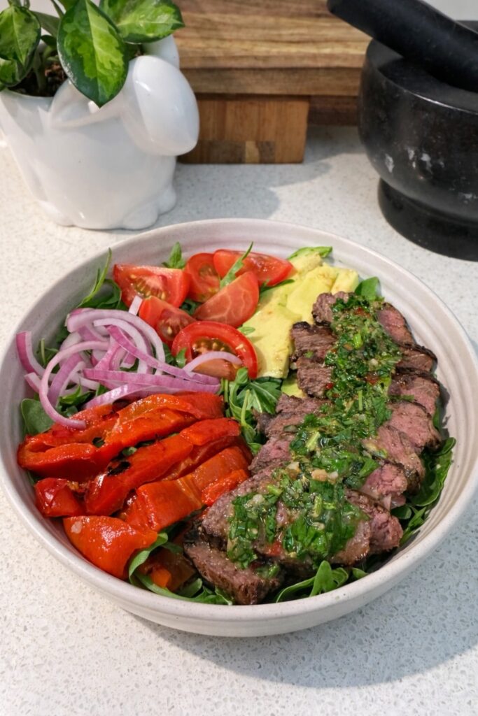 Chimichurri Steak & Rocket Bowl