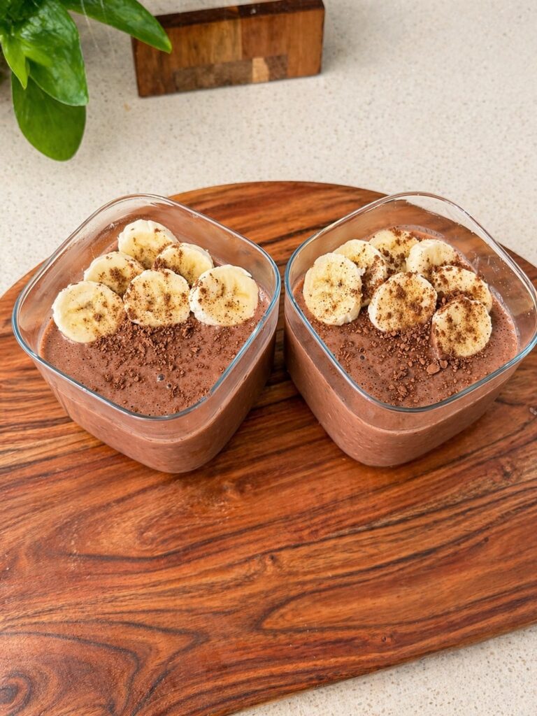 Choc Banana Overnight Oats