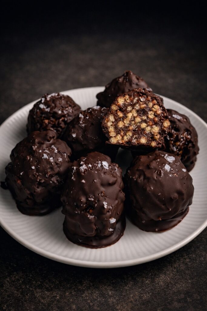 Chocolate Crunch Protein Bites