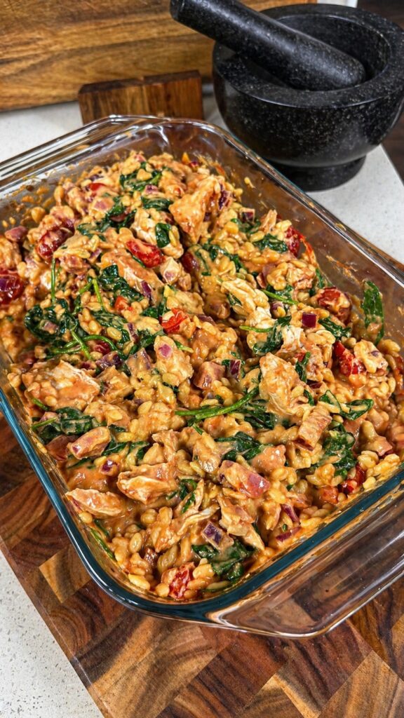 Chorizo & Chicken Bake