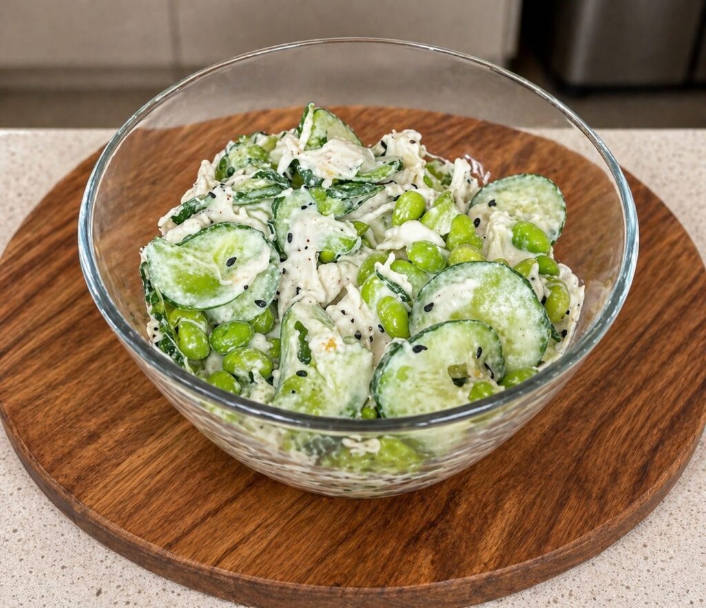 Creamy Chicken & Edamame Salad