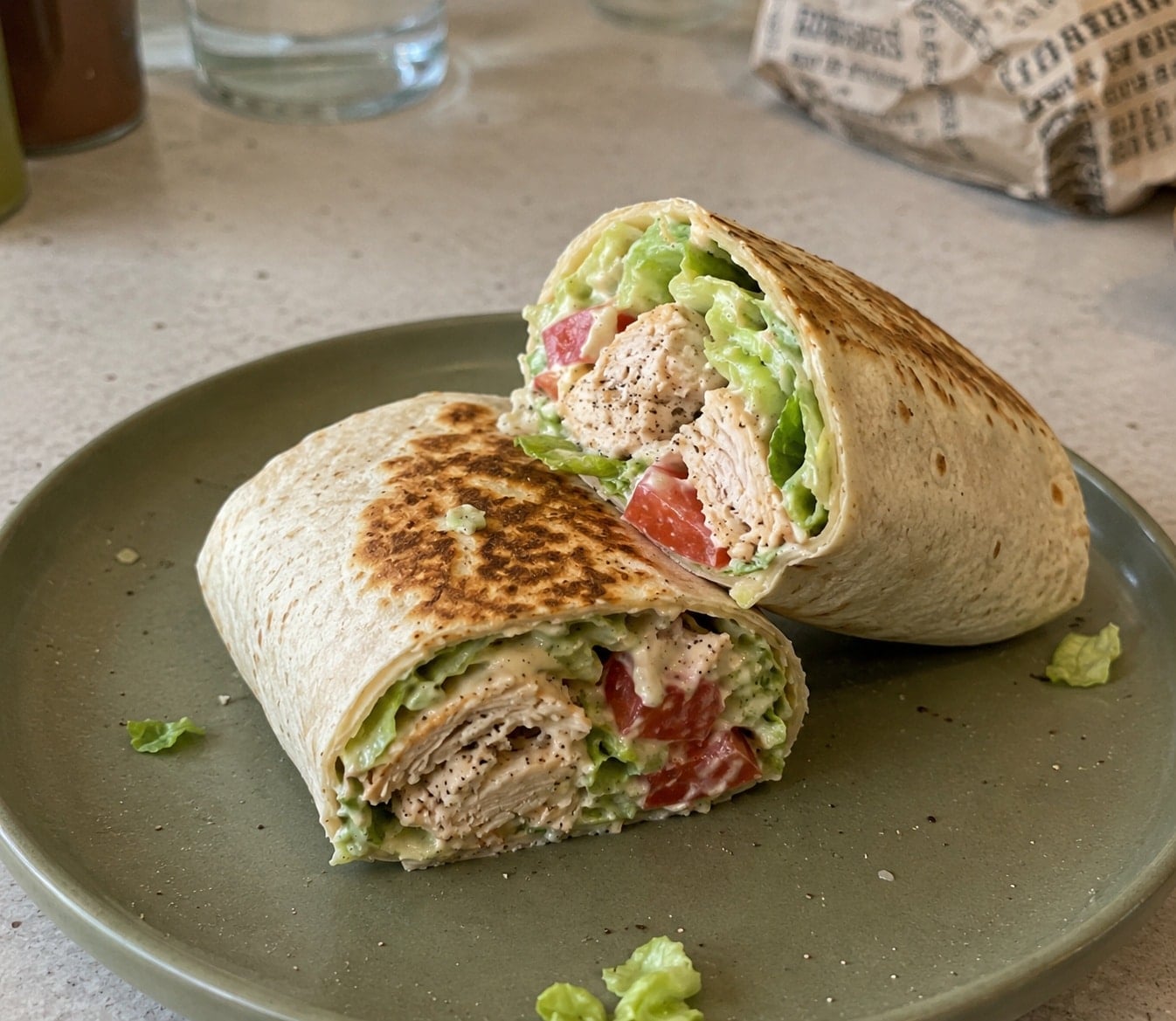 Creamy Chicken Wrap
