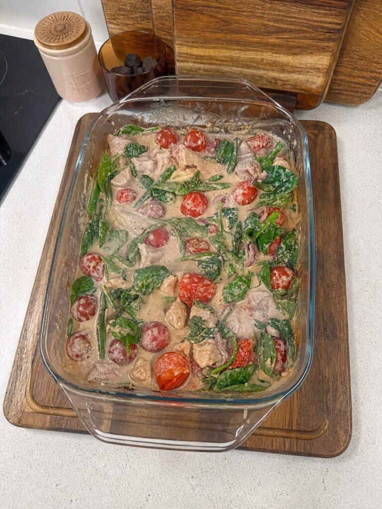 Creamy Feta Chicken Bake