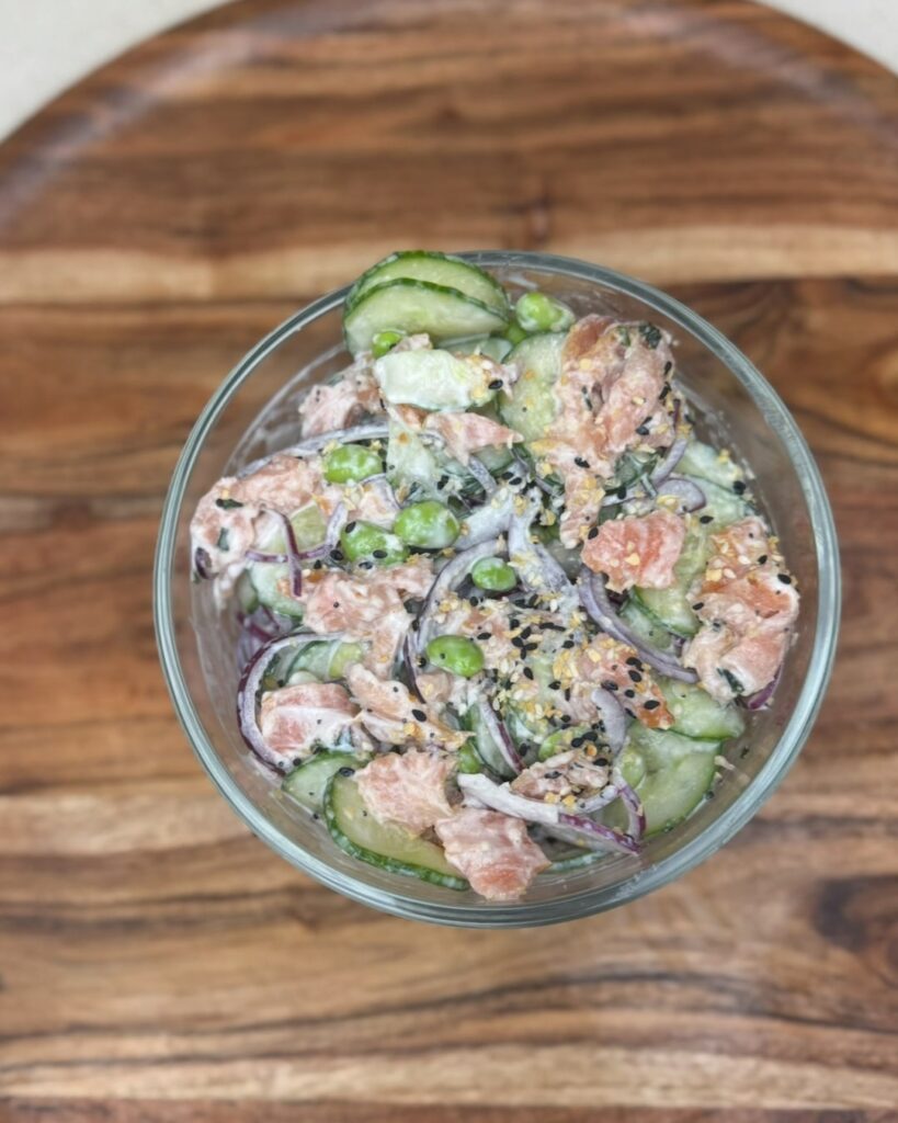 Creamy Smoked Salmon Salad