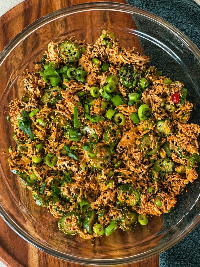 Crispy Chilli Chicken Salad