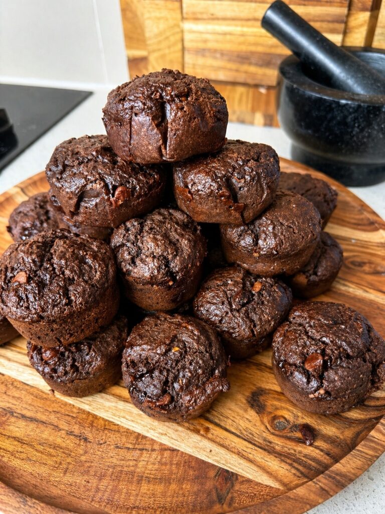 Double Choc Chip Muffins