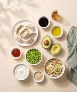 Dumpling Salad Bowl ingredients