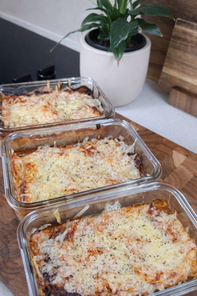 Lasagne Meal Prep