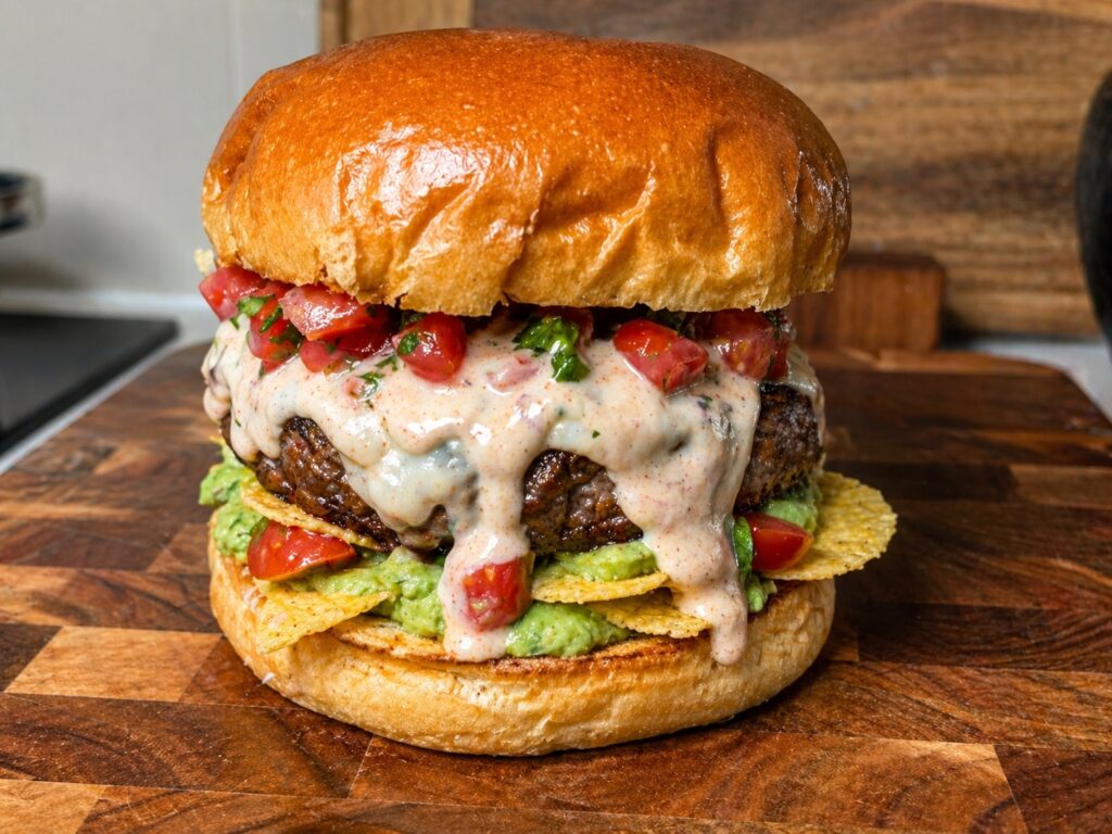 Loaded Nacho Burger