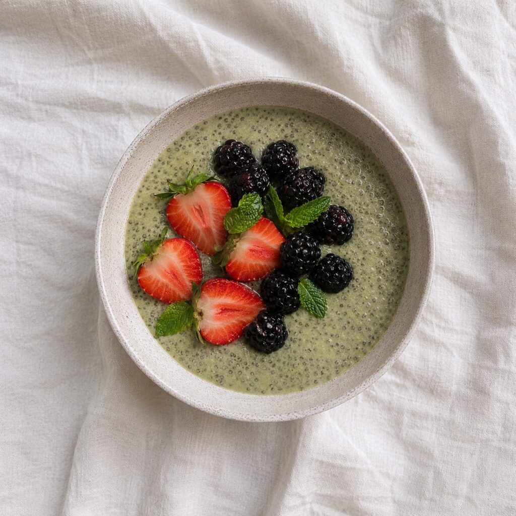 Matcha Protein Pudding