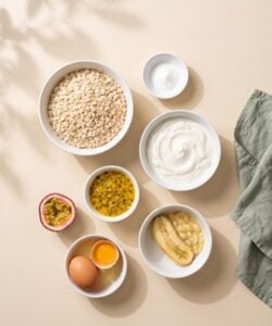 Passionfruit Baked Oats ingredients