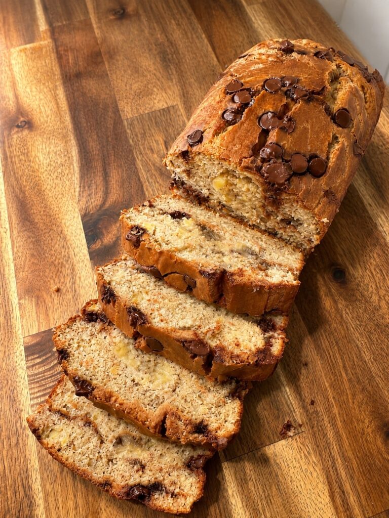 Peanut Butter & Choc Banana Bread