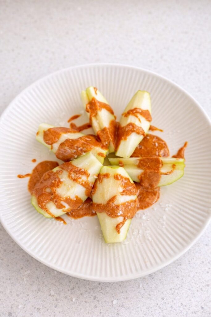 Pear with Almond Butter
