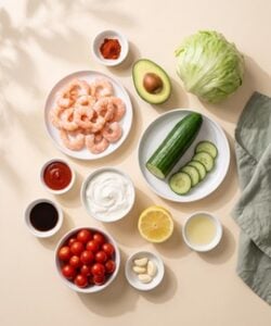 Prawn Cocktail Salad ingredients