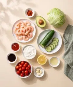 Prawn Cocktail Salad ingredients
