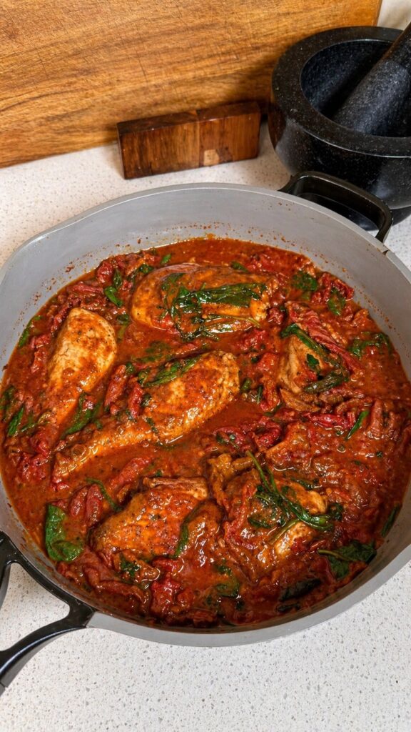 Red Pesto Chicken