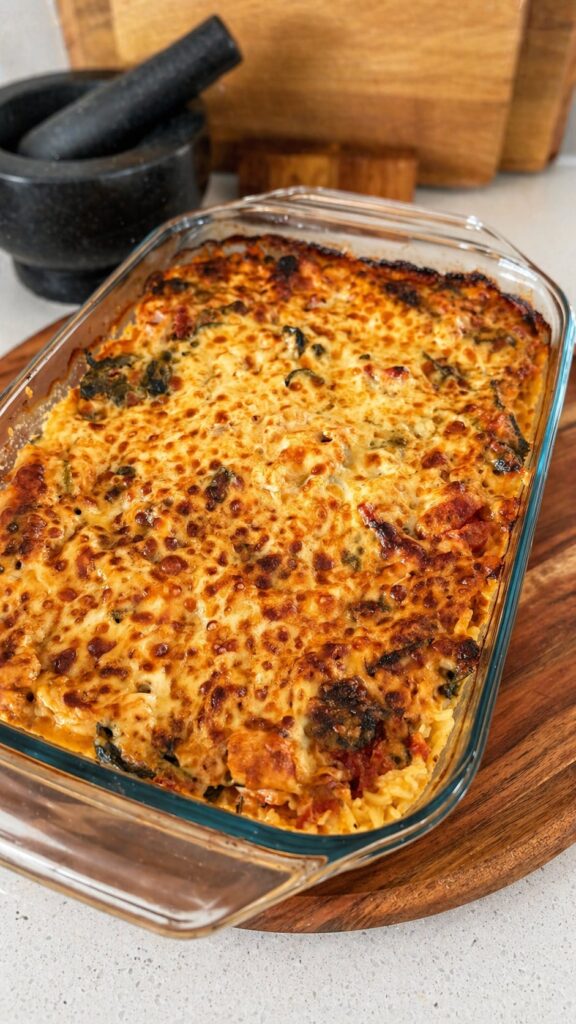 Red Pesto Chicken Bake