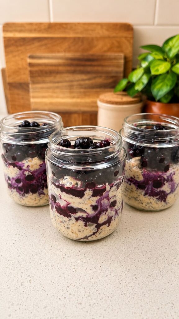 Seedy Apple and Blueberry Pots