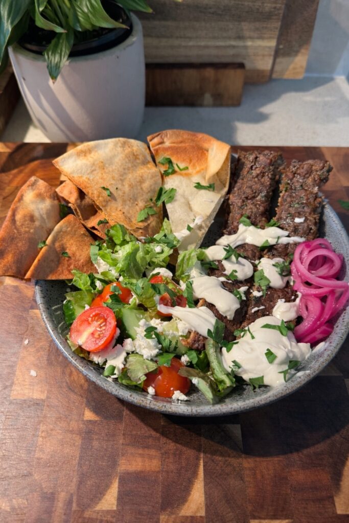 Sheet Pan Kebab Bowl