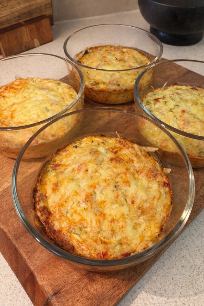 Single Serve Zucchini Slice