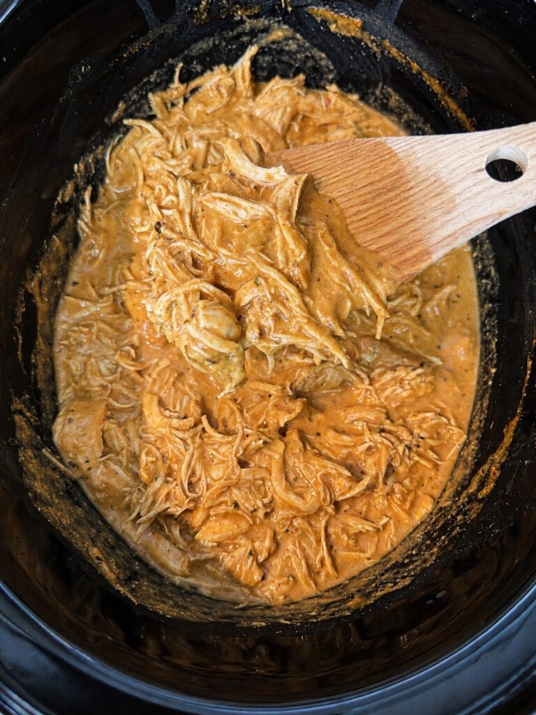 Slow Cooker BBQ Shredded Chicken
