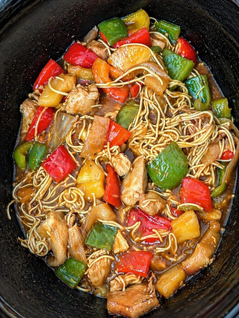 Slow Cooker Sweet & Sour Chicken