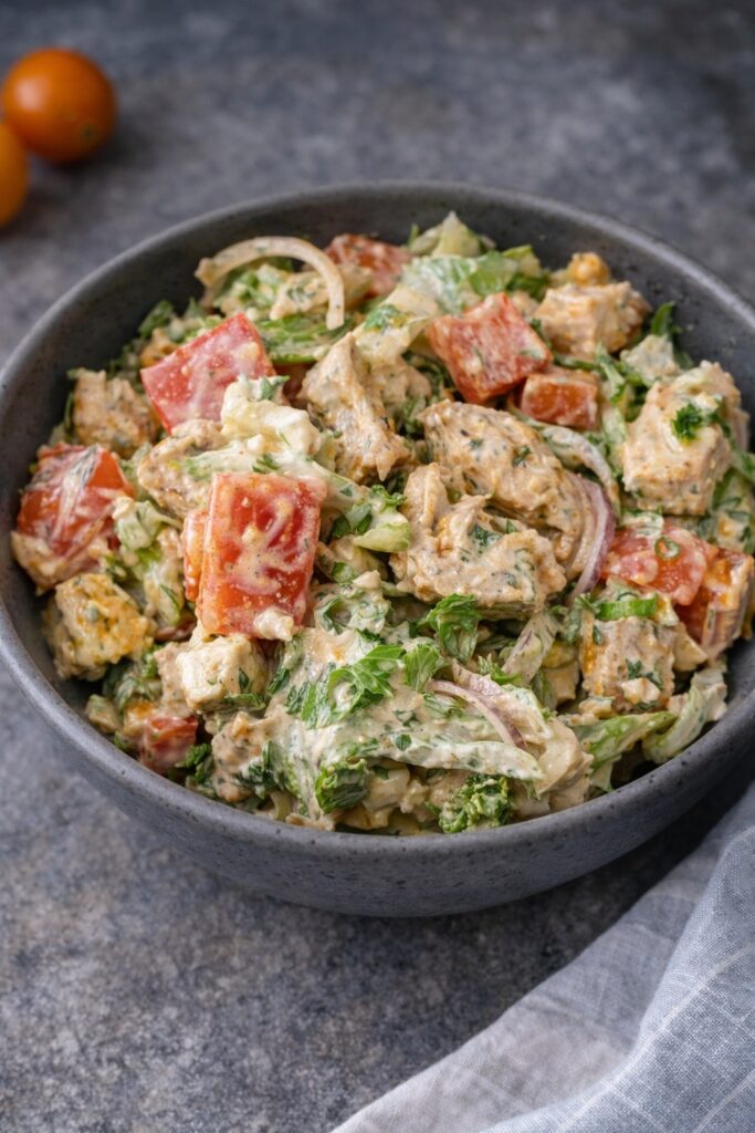 Spicy Chicken Feta Salad