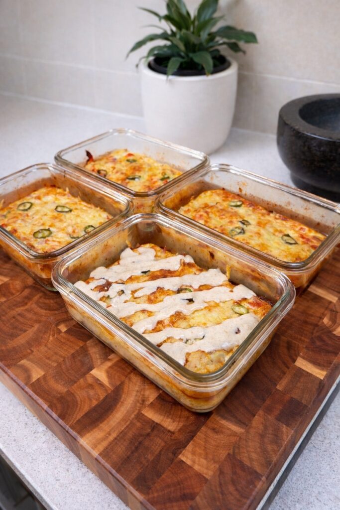 Spicy Fajita Egg Bake