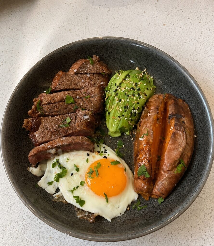 Steak and Egg Power Bowl