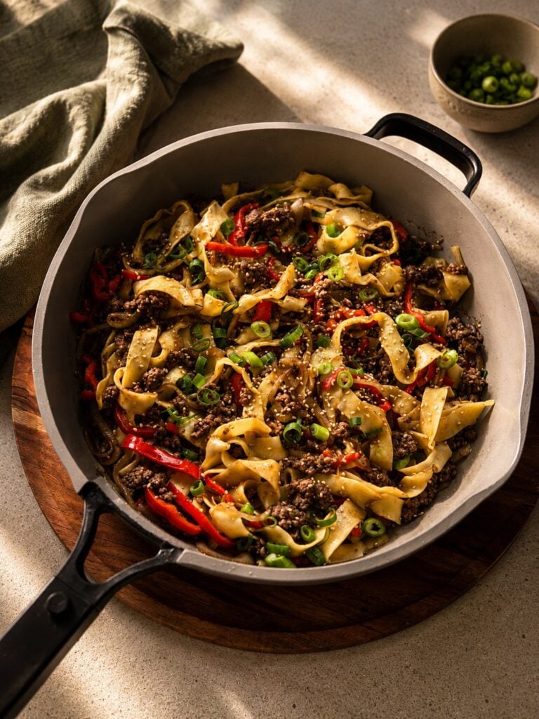 Sticky Beef Noodles