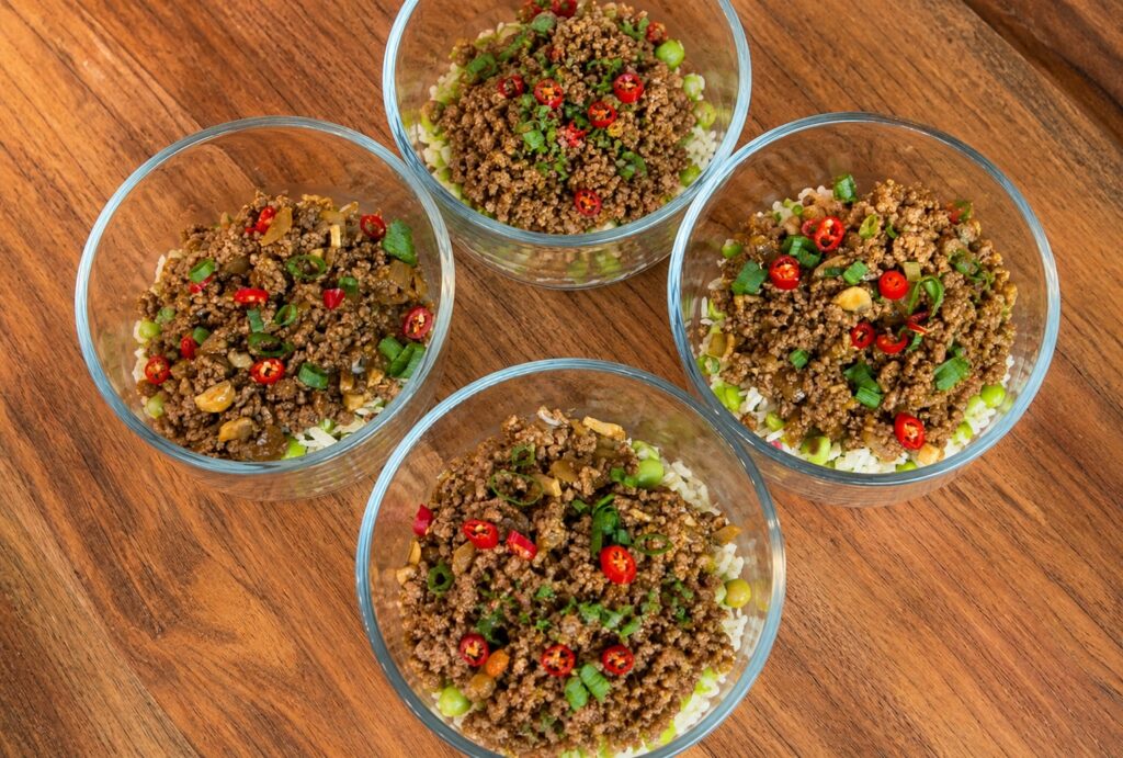 Sweet and Spicy Asian Beef Meal Prep