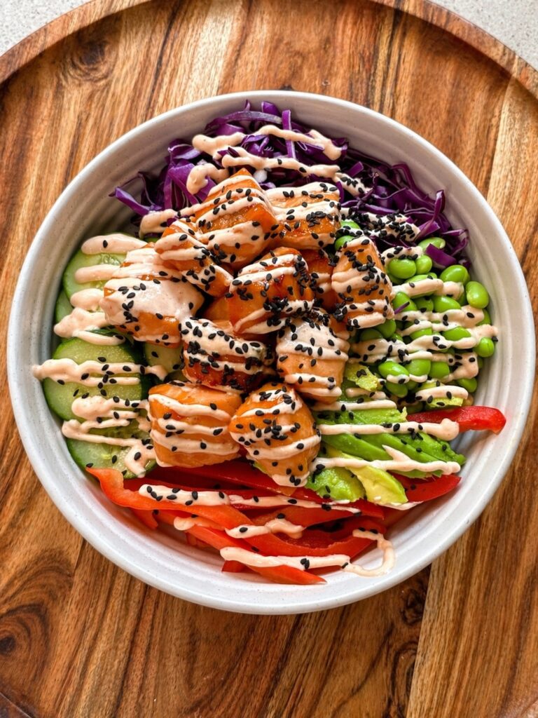 Sweet & Spicy Salmon Bowl