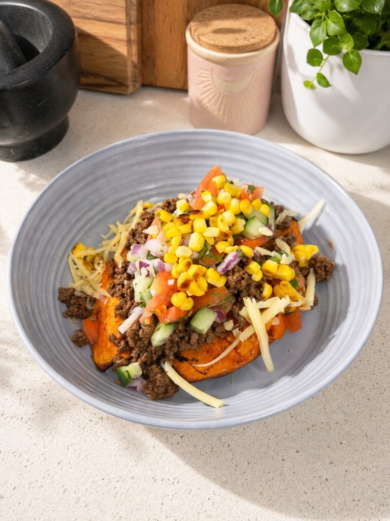 Sweet Potato Beef Taco Bowl