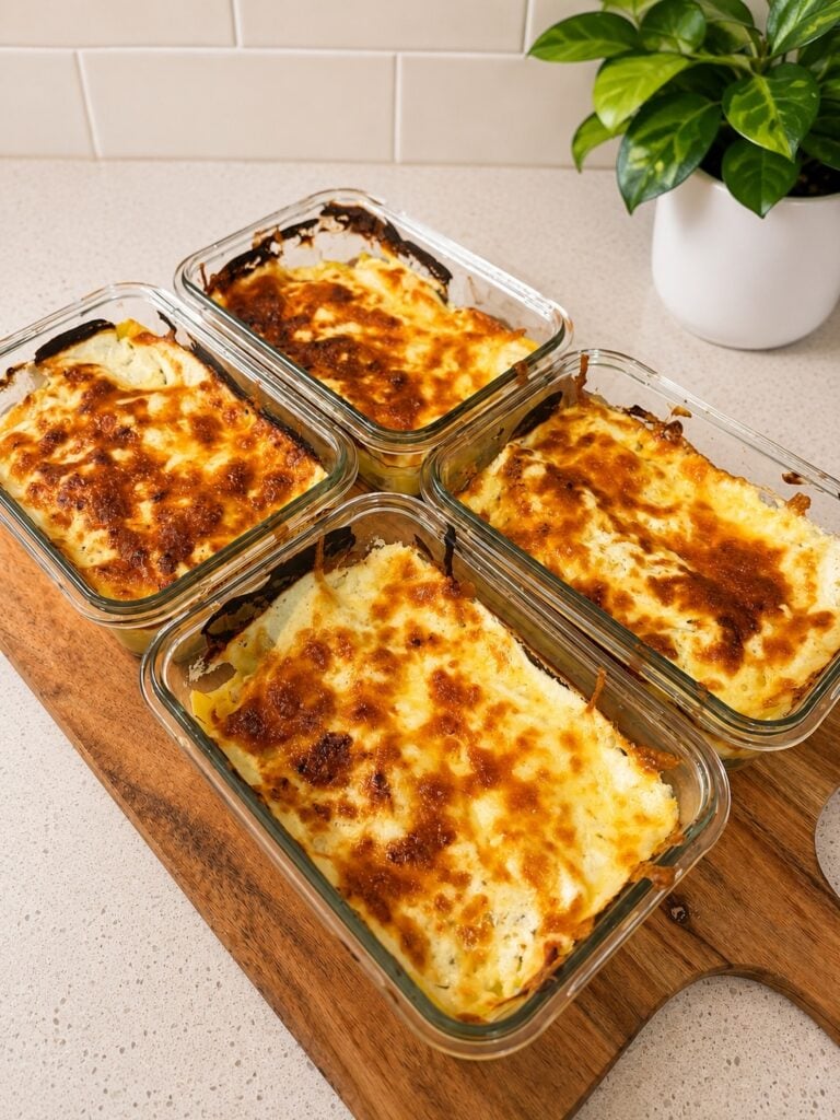 White Chicken Lasagna Bowls